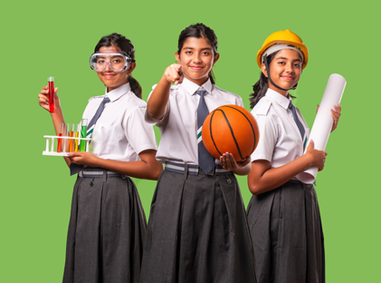 efad4b95 indian asian schoolgirl in school uniform and care 2025 01 16 12 57 52 utc