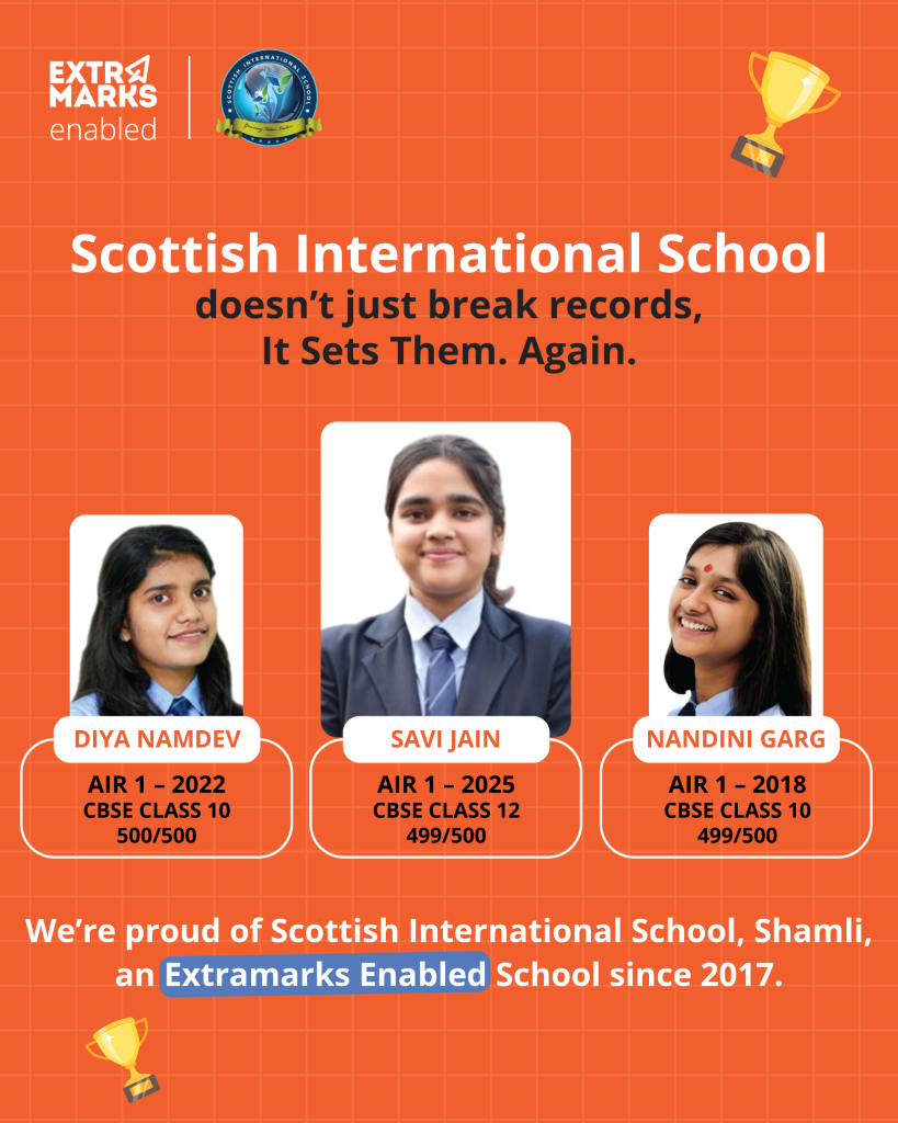 Scottish International School, Shamli Topper