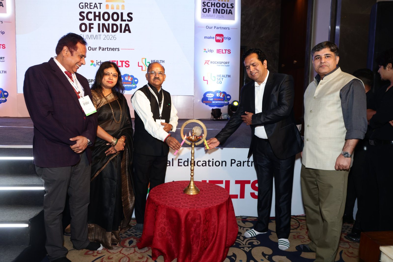Great Schools of India Summit 2026: Dehradun Brings Together 50+ School Leaders 13 Lamp lighting ceremony at the start of the Great Schools of India Summit 2026, Dehradun